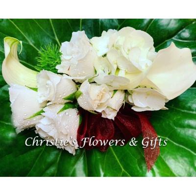 Calla Lily and Rose Corsage 