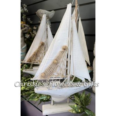 Wood and Canvas Sailboat Collection