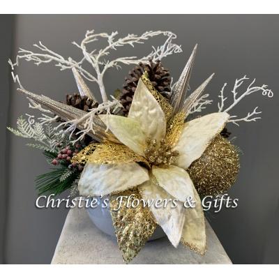 Golden Star Silk Arrangement 