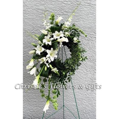 Pure Lily Wreath