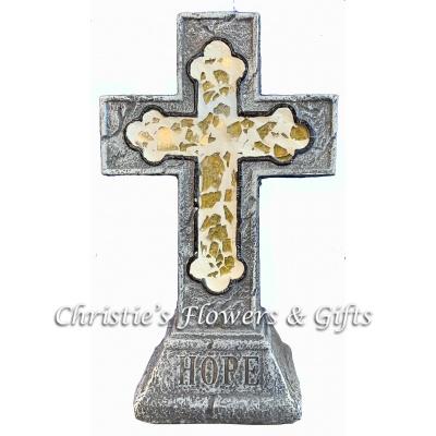 Faux Stone HOPE Cross