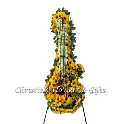 Guitar Standing Easel Arrangement 