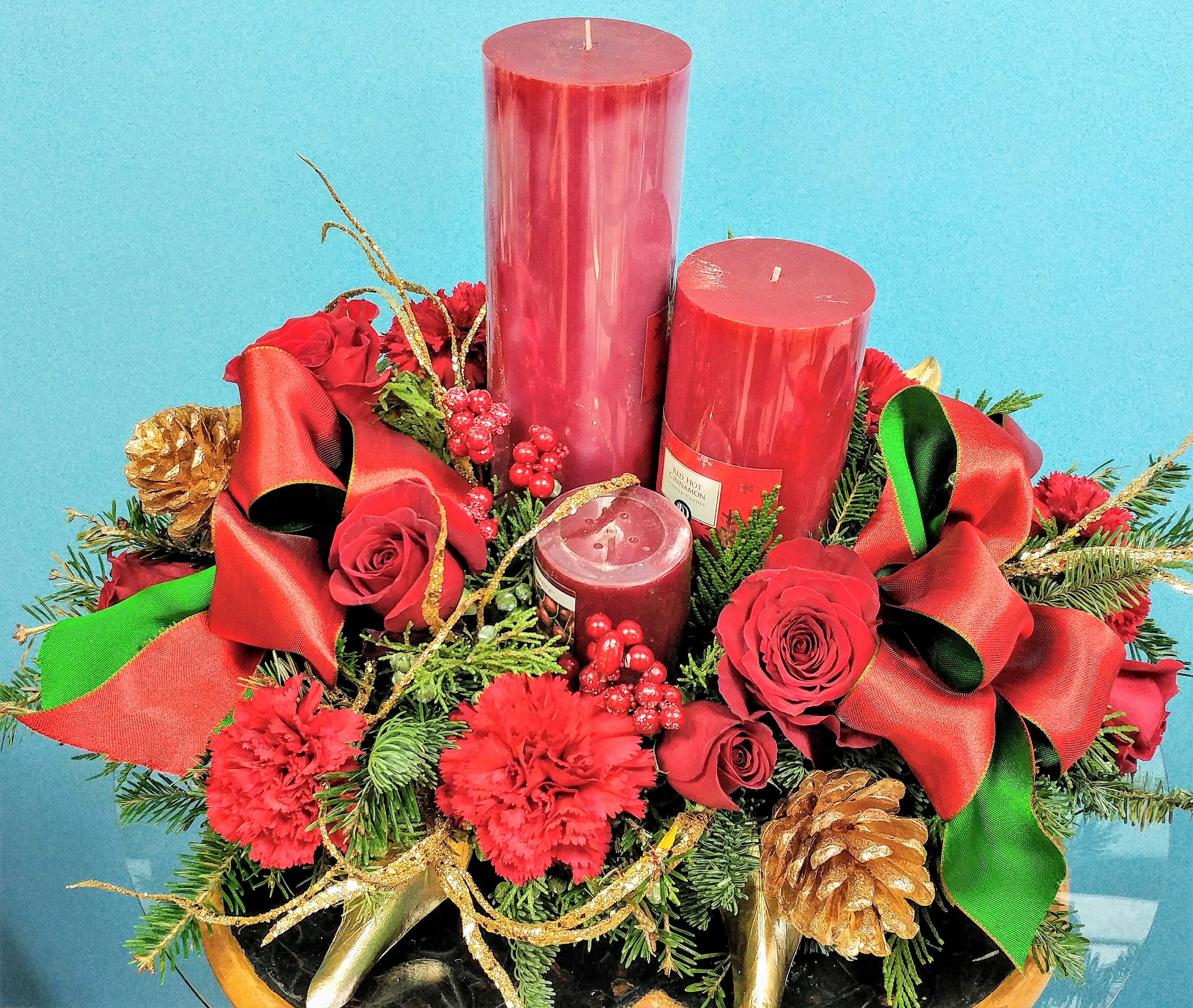 Christmas Glow Centerpiece