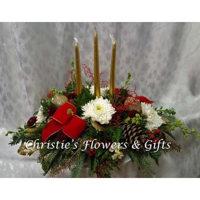 Glowing Winter Centerpiece