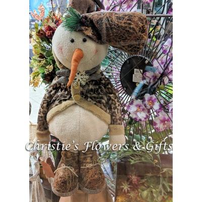 Large Plush Snowman