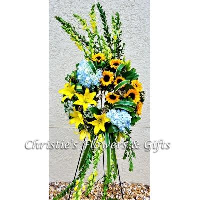 Sunshine Memory Wreath - Medium