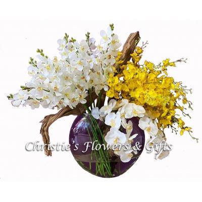 Permanent Faux Orchid collection