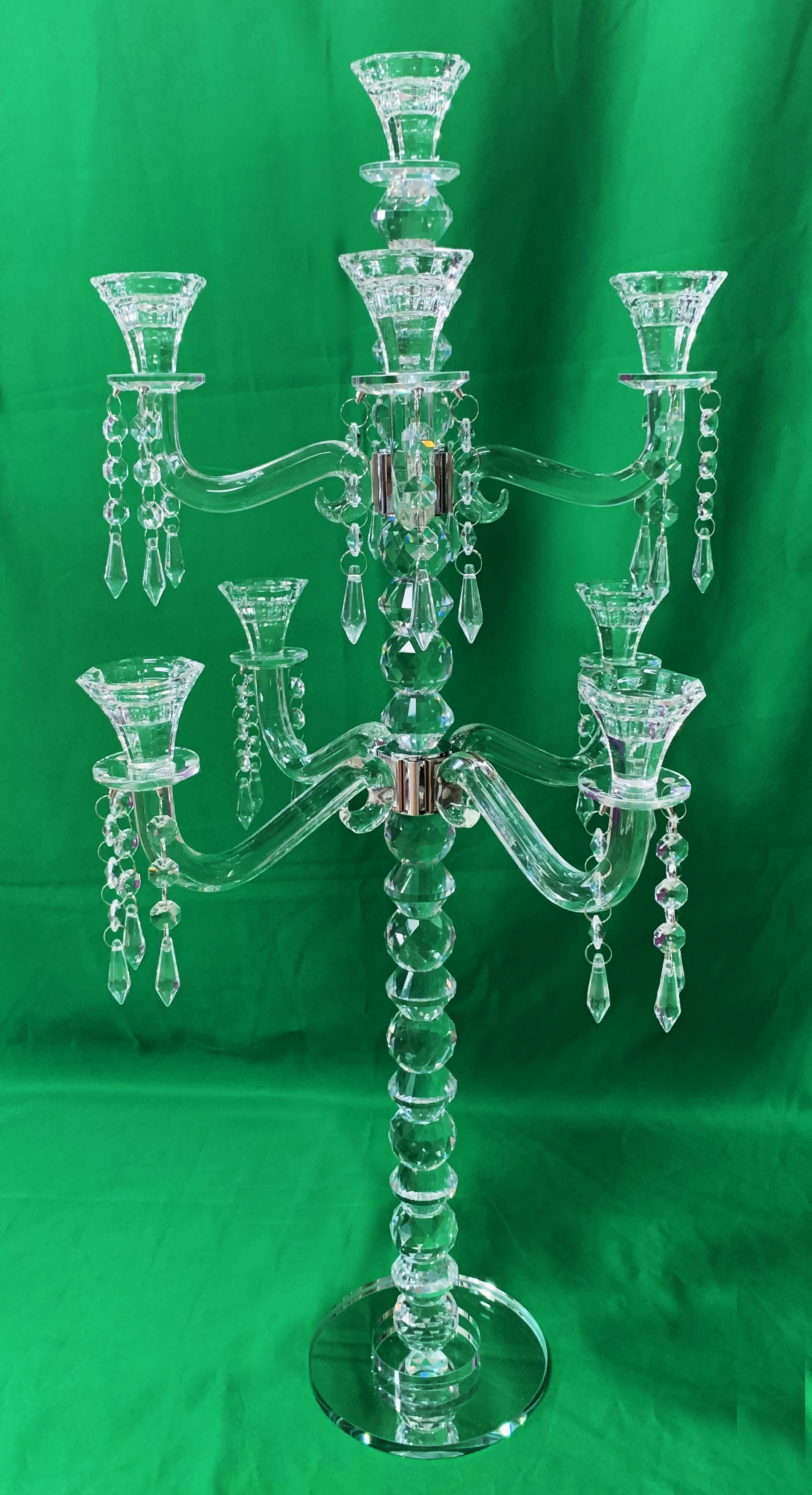 Crystal Tabletop Candelabra