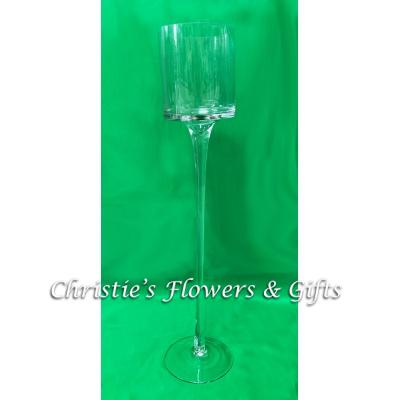 Stem Candle Holder - Glass